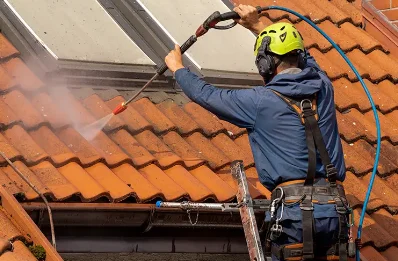 Démoussage et hydrofuge de toiture à Meynes